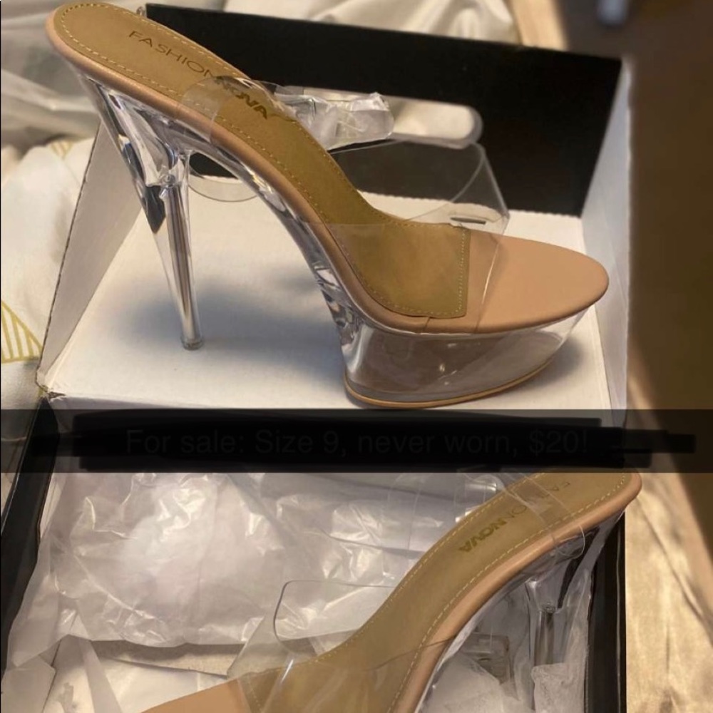 COPY - Clear high heels